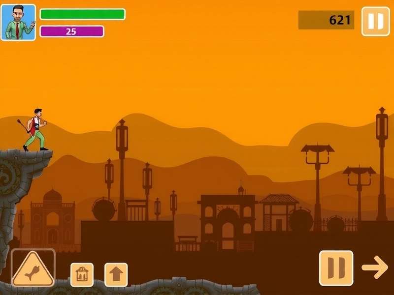 India Runner Pro Main Game Screenshot India Runner Pro Game Screenshot